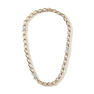 John Hardy Surf Necklace, 8.5mm In Gold