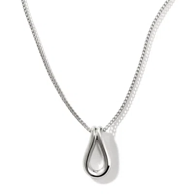 John Hardy Surf Pendant Necklace In Sterling Silver
