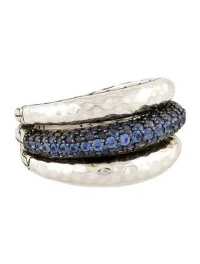 Pre-owned John Hardy Synthetic Sapphire Band In Multicolor