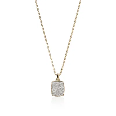 John Hardy Tag Necklace In Gold