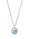 John Hardy Octagon Pendant Necklace In Silver