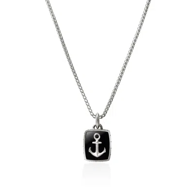 John Hardy Tag Necklace In Sterling Silver