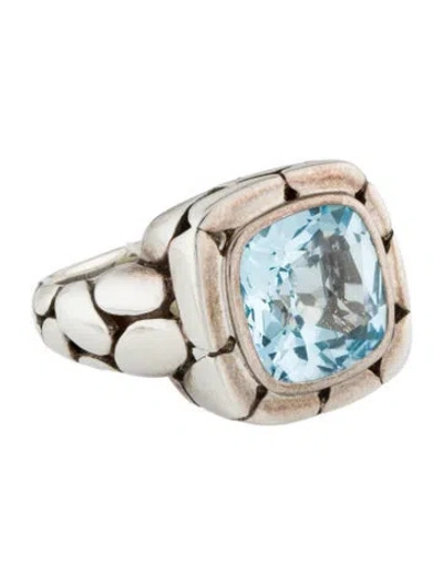 Pre-owned John Hardy Topaz Batu Kali Cocktail Ring In Multi