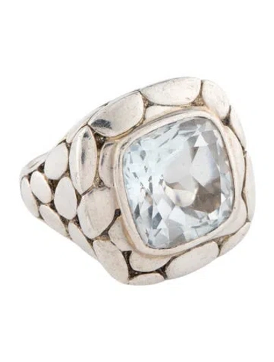 Pre-owned John Hardy Topaz Batu Kali Cocktail Ring In Multi