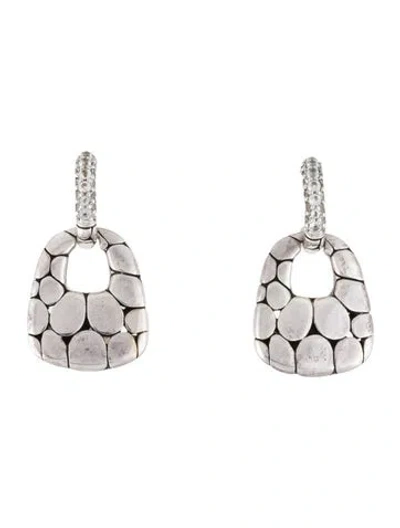 Pre-owned John Hardy Topaz Kali Doorknocker Drop Earrings In Multi