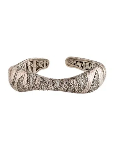 Pre-owned John Hardy Topaz Palu Macan Cuff Bracelet, 7.25" In Multicolor