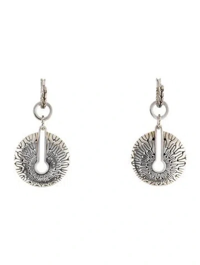 Pre-owned John Hardy Transformable Drop Earrings In Multicolor