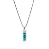 John Hardy Turquoise Talisman Necklace In Sterling Silver
