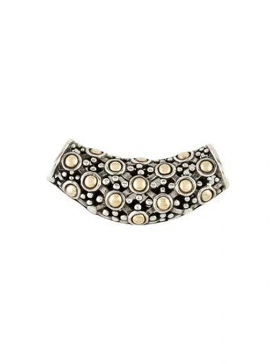 Pre-owned John Hardy Two Tone Dot Slider Pendant In Multi