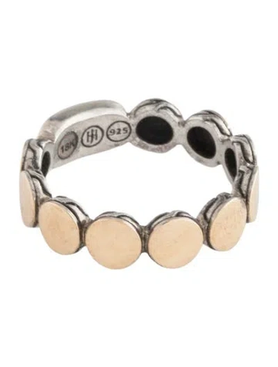 Pre-owned John Hardy Two-tone Band In Multi