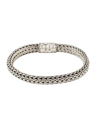 Pre-owned John Hardy Two-tone Bedeg Small Classic Chain Bracelet, 6.25" In Multicolor