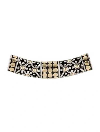 Pre-owned John Hardy Two-tone Jaisalmer Dot Slider Pendant In Multi