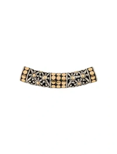 Pre-owned John Hardy Two-tone Jaisalmer Dot Slider Pendant In Multi