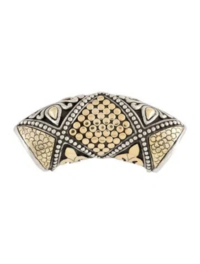Pre-owned John Hardy Two-tone Jaisalmer Dot Slider Pendant In Multicolor