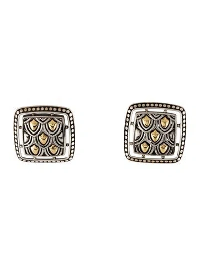 Pre-owned John Hardy Two-tone Naga Earclip Earrings In Multi