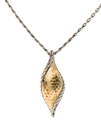 Pre-owned John Hardy Two-toned Palu Necklace, 18" In Multi