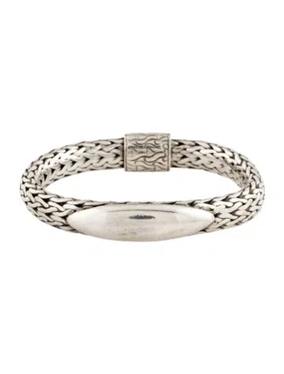 Pre-owned John Hardy Vintage Id Bracelet, 7.5" In Multi