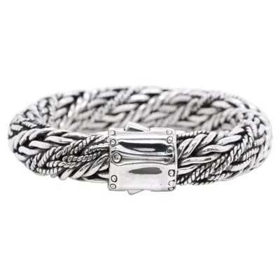 Pre-owned John Hardy Vintage Sterling Silver Classic Chain Bracelet 13mm 122g Men's 6" In Multiple