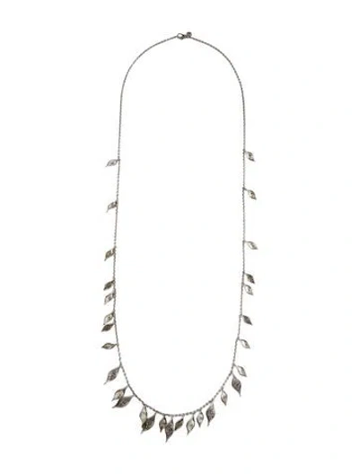 Pre-owned John Hardy Wave Station Necklace, 36" In Multi