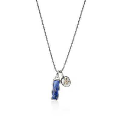 John Hardy Wave Talisman Necklace In Sterling Silver