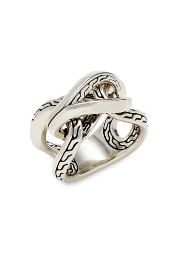 John Hardy Women's Asli Sterling Silver Textured Ring In Metallic