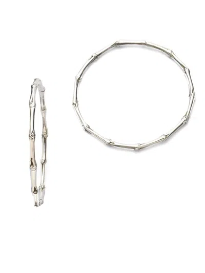 John Hardy Women's Bamboo Hoop Sterling Silver Hoop Earrings