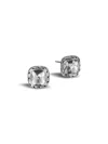 John Hardy Women's Chain Sterling Silver & White Topaz Stud Earrings In Metallic