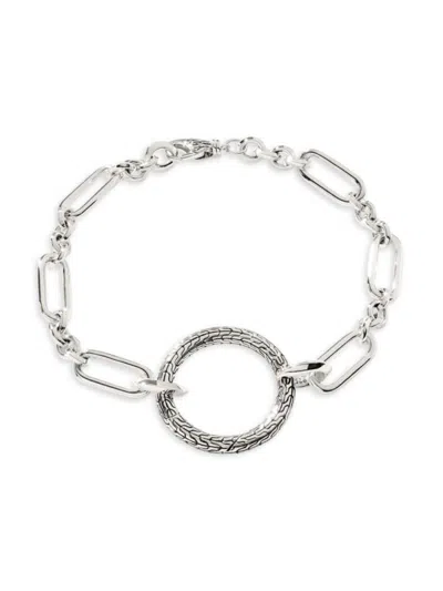 John Hardy Women's Classic Chain Sterling Silver Amulet Bracelet In White
