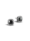 John Hardy Women's Classic Chain Sterling Silver & Black Chalcedony Stud Earrings In Black