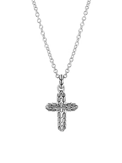 John Hardy Women's Classic Chain Sterling Silver Cross Pendant Necklace