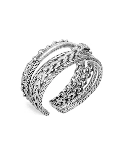John Hardy Women's Classic Chain Sterling Silver Flex Cuff