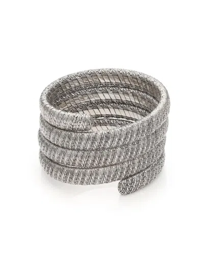 John Hardy Women's Classic Chain Sterling Silver Multiple Coil Bracelet In Metallic