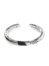 John Hardy Classic Chain Hammered Kick Cuff Cbs90016444blsbn Bracelet In Metallic