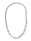 John Hardy Women's Colorblock Sterling Silver, Cultured Freshwater Pearl, Treated Black Onyx, Hematite & White  In Black