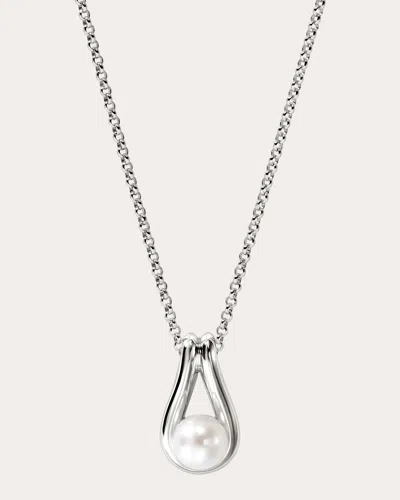John Hardy Surf Silver Pendant Necklace In Sterling Silver