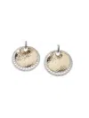 John Hardy Women's Dot 18k Goldplated Sterling Silver Drop Earrings In Silver