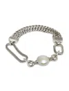 John Hardy Classic Chain Pearl Bracelet In White