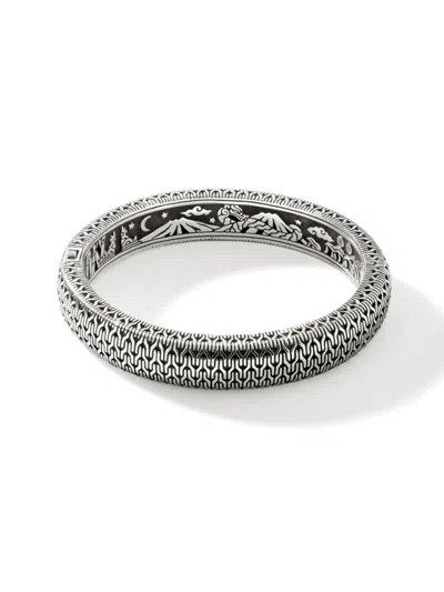 John Hardy Women's Essentials Sterling Silver Engraved Bangle Bracelet In Metallic