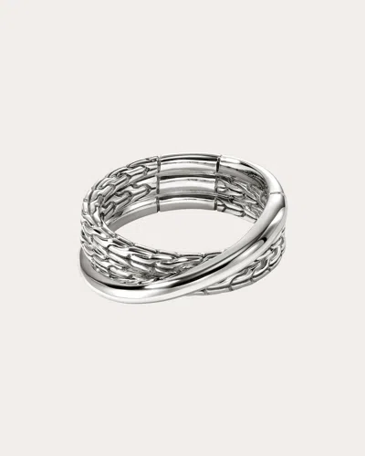 JOHN HARDY WOMEN'S JH ESSENTIAL CROSSOVER RING