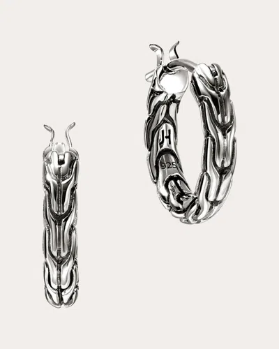 John Hardy Women's Jh Essential Hoop Earrings In Metallic