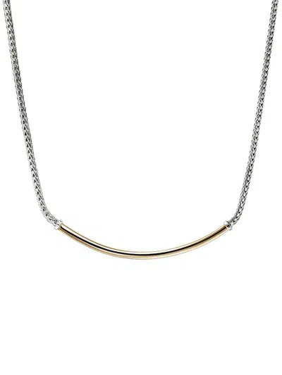 John Hardy 14kt Gold Jh Essential Necklace In Sterling Silver