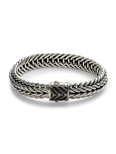 John Hardy Women's Kami Sterling Silver, Black Sapphire & Black Spinel Bracelet In Metallic