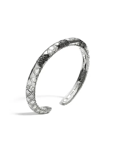 John Hardy Women's Legends Black Sapphire Naga Sterling Silver Lava Slim Kick Cuff