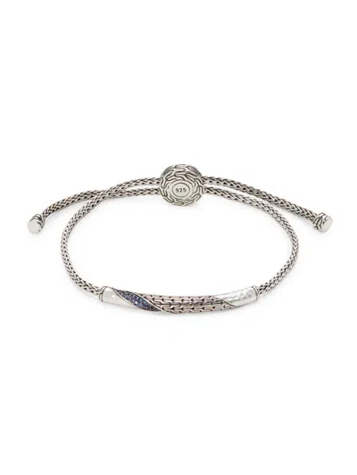 John Hardy Women's Sterling Silver & Sapphire Bar Bolo Bracelet