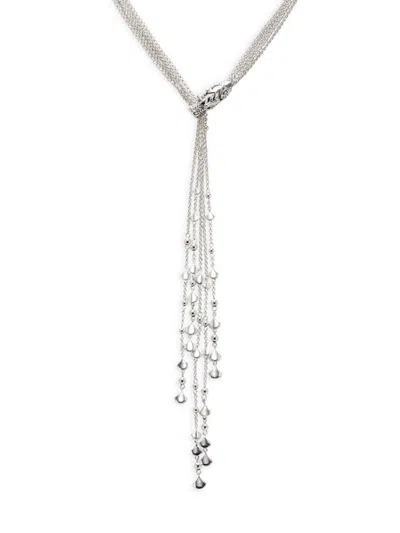 John Hardy Women's Sterling Silver & Sapphire Lariat Necklace In Gray