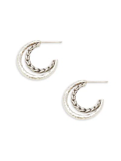 John Hardy Women's Sterling Silver Geometric Drop Earrings In Metallic