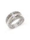 JOHN HARDY WOMEN'S STERLING SILVER HAMMERED RING