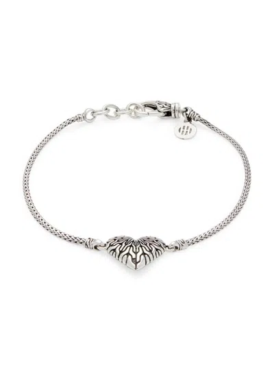 John Hardy Women's Sterling Silver Heart Chain Bracelet