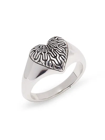 John Hardy Women's Sterling Silver Heart Ring
