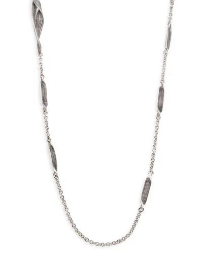 John Hardy Women's Sterling Silver Station Chain Necklace